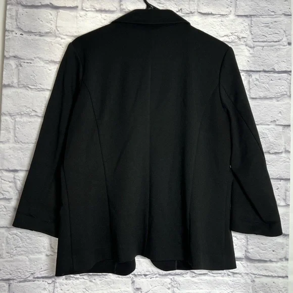 LC by Lauren Conrad Black Blazer Jacket - Picture 3 of 7